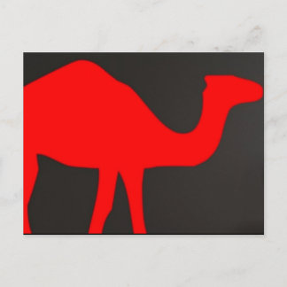 CAMEL SILOUETTE POSTCARD