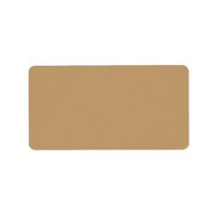 Camel Solid Colour Label