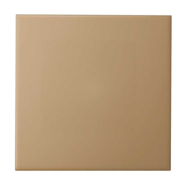 Camel Solid Colour Tile (Front)