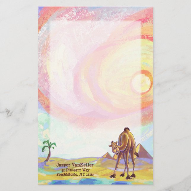 Camel Stationery (Front)