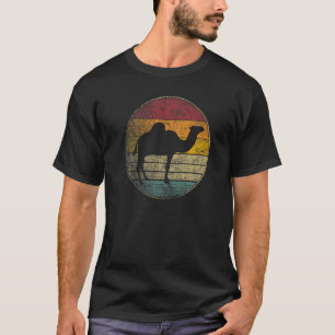 Camel  Sun Retro Asia Africa Travel Safari Desert T-Shirt