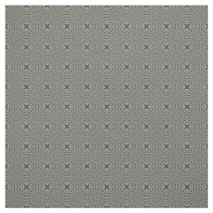 Camel Teal and Grey Circles Tile Pattern Fabric