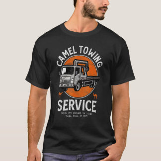 Camel Towing Retro Adult Humour Saying Halloween 1 T-Shirt