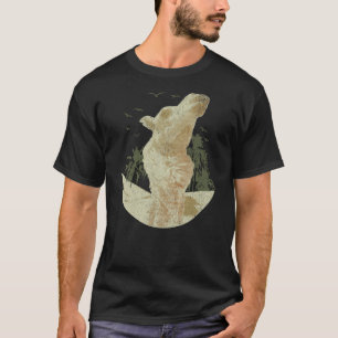 Camel Train Caravan Arabian Camel Animal Desert T-Shirt
