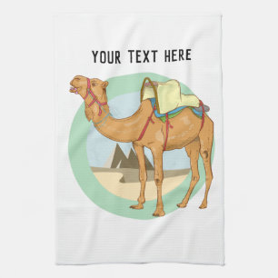 Camel Trek Egypt Kitchen Towel