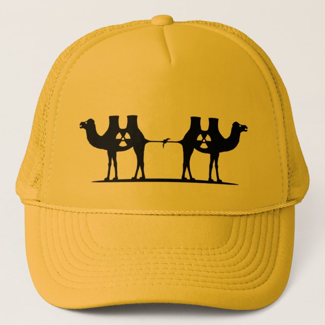 Camel Tug'O'War Trucker Hat (Front)