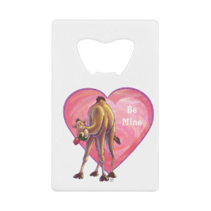 Camel Valentine's Day Credit Card Bottle Opener