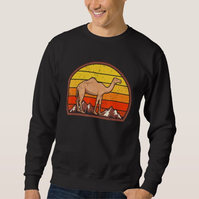 Camel Vintage Retro Camel Sweatshirt (Front)