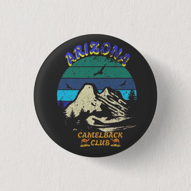 Camelback club Arizona 1 Inch Round Button (Front)