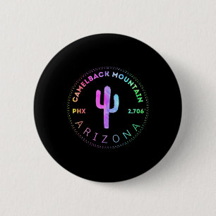 Camelback Mountain - Phoenix Arizona Climbing Hiki 2 Inch Round Button
