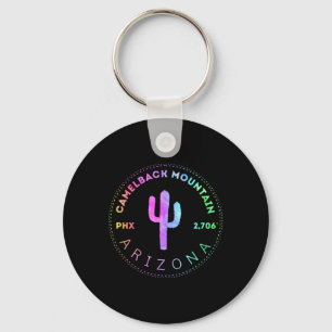 Camelback Mountain - Phoenix Arizona Climbing Hiki Keychain