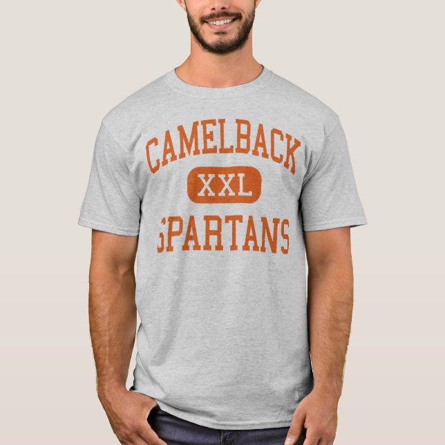 Camelback - Spartans - High - Phoenix Arizona T-Shirt (Front)