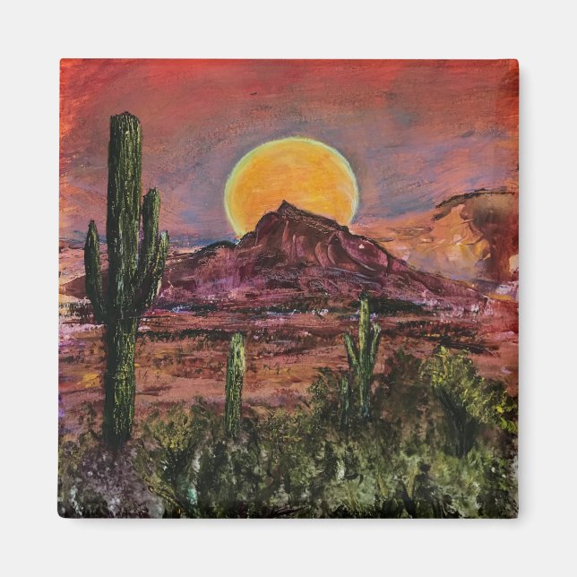 Camelback Sunset Magnet (Front)