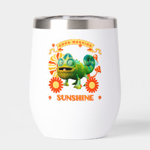 Caméléon drôle Bonjour Soleil