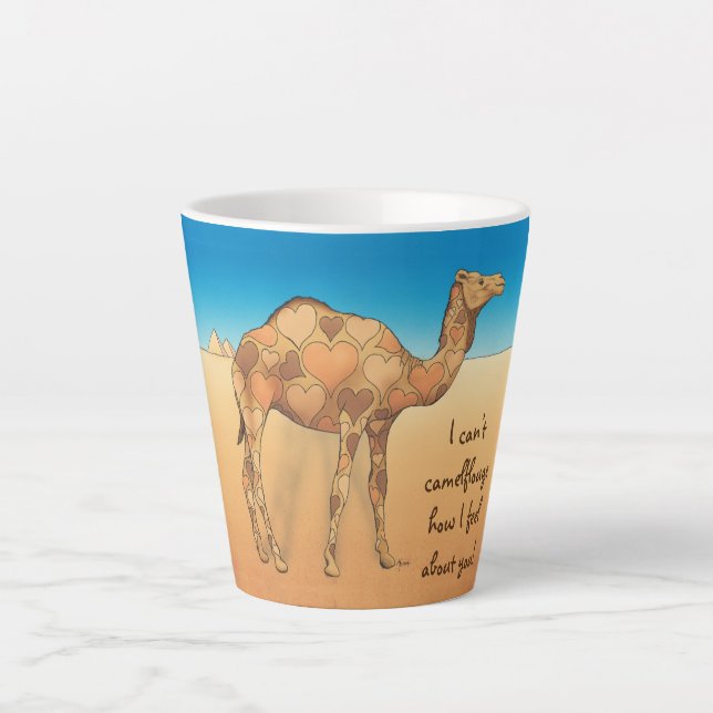 Camelflouge Latte Mug (Front)