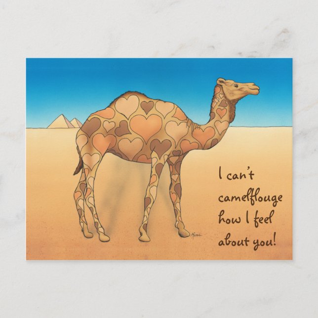 Camelflouge Postcard (Front)