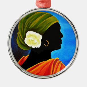 Camelia 2008 metal ornament