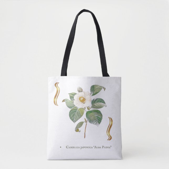 Camelia blanc tote bag (Front)