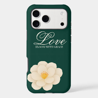 Camélia Minimaliste Fleur Botanique Vert Foncé
