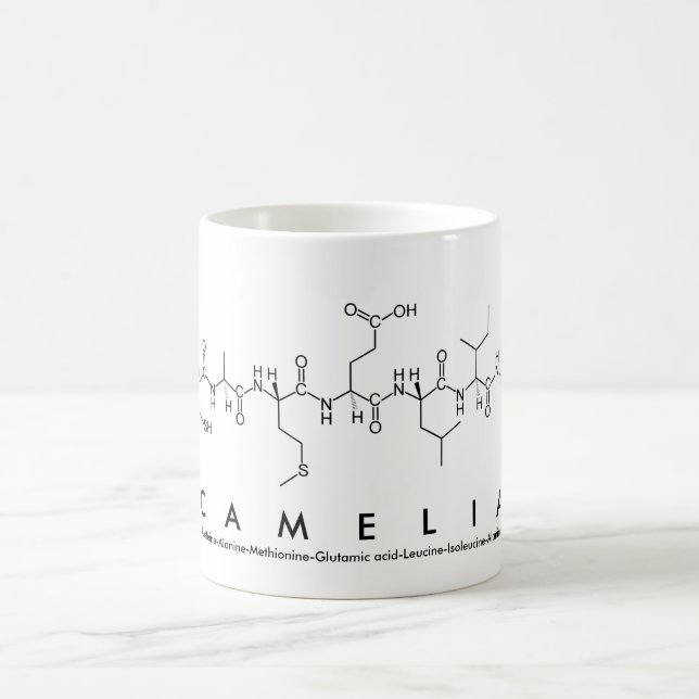 Camelia peptide nom mug (Centre)