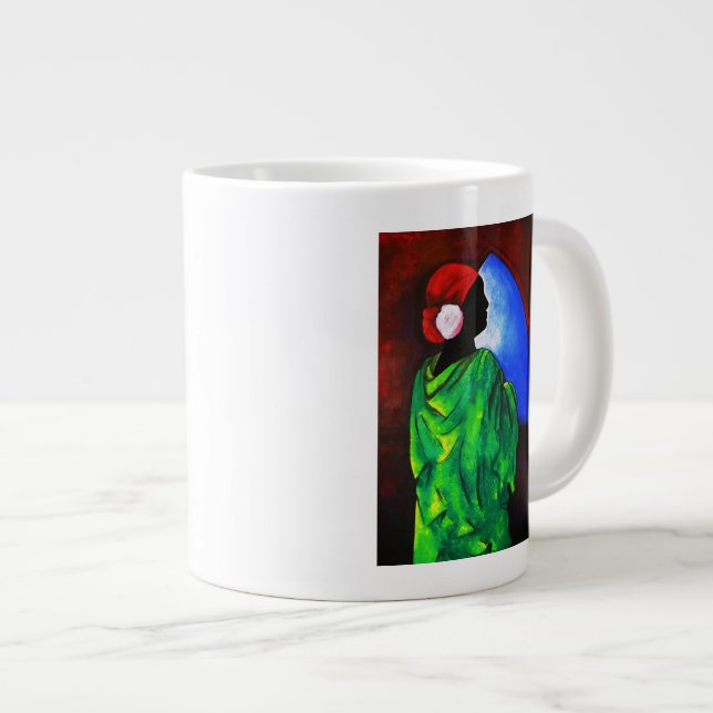 Camelia Rose 2008 Large Coffee Mug (Front Right)
