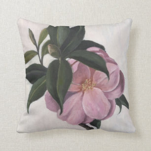 Camellia 1998 throw pillow