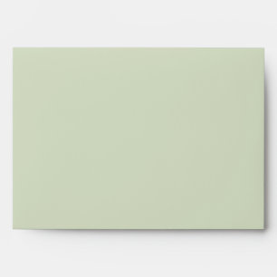 Camellia and Stripes Wedding Invitation Envelope