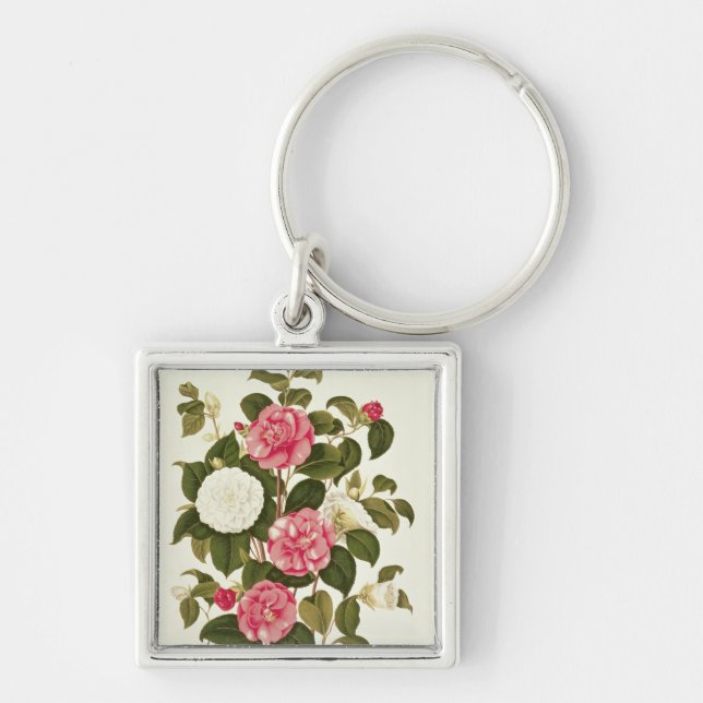 Camellia  from "A Monograph on the Genus' Keychain (Front)