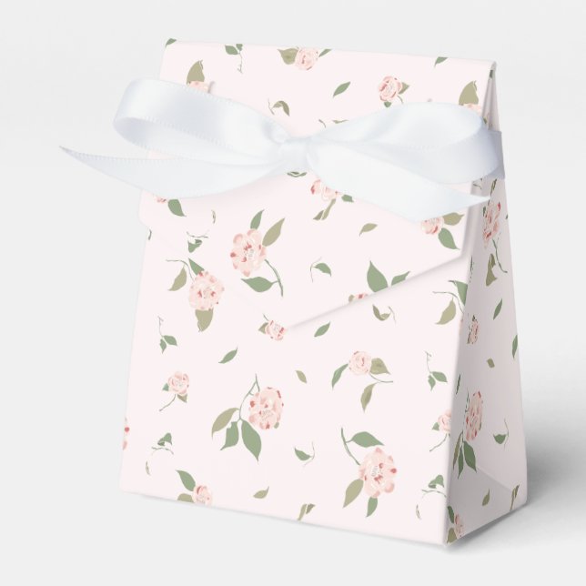 Camellia Garden Favor Box (Front Side)