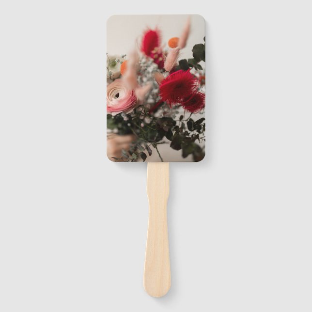 Camellia  hand fan (Front)
