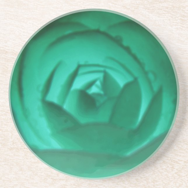 Camellia Hypnotic Flower Coasters (Front)