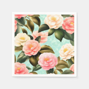Camellia Retro Pastel Napkin