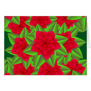Camellias rouge foncé et Feuilles verts