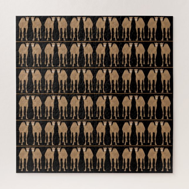 Camels 20 x 20 Jigsaw Puzzle (Vertical)