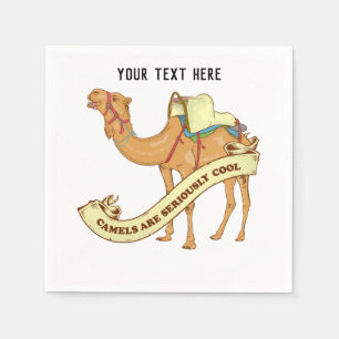 Camels are seriously cool napkin