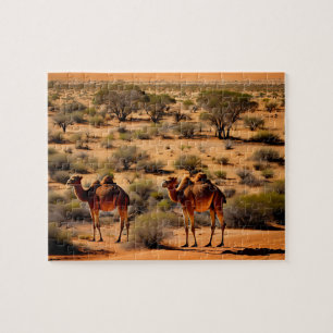 Camels australiens extérieurs, Jigsaw Puzzle