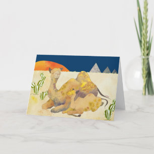 Camels Blank Card