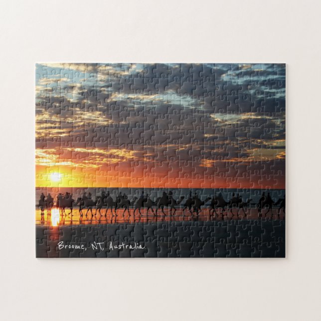 Camels, Cable Beach, Broome, Australie - Puzzle (Horizontal)