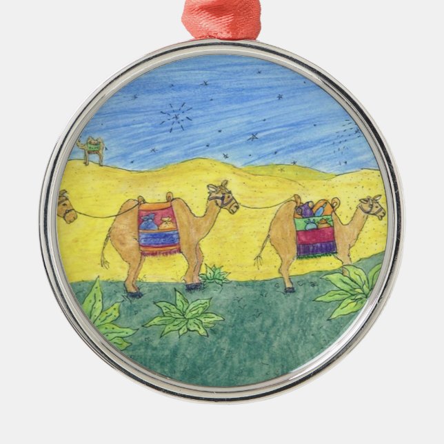 CAMELS  CHRISTmas ornament (Front)