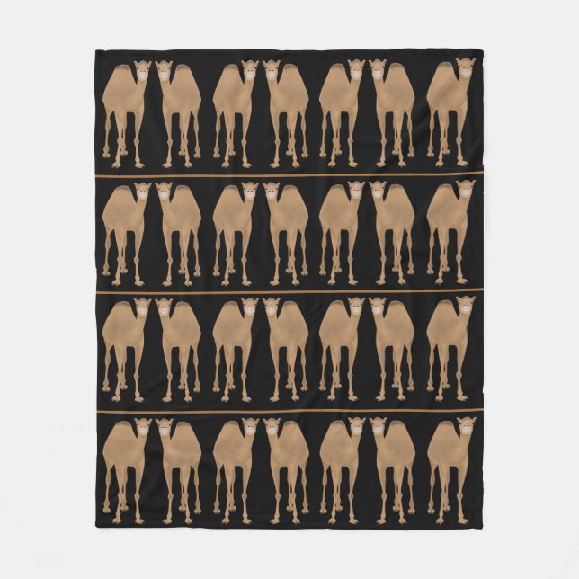 Camels Fleece Blanket (Front)