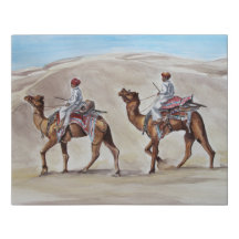 Camels In Rajasthan- Art print