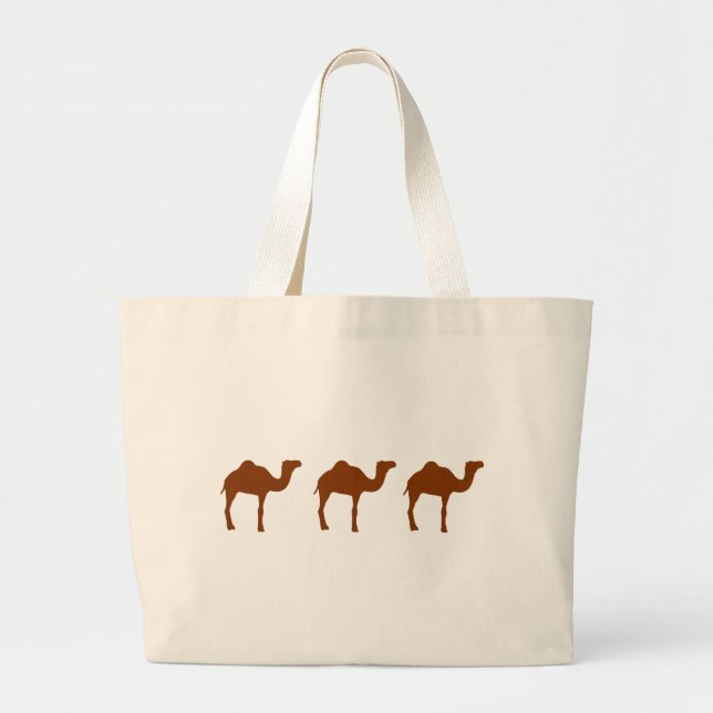 Camels Large Tote Bag (Front)