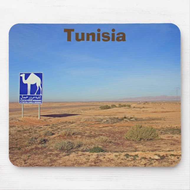 Camels sign, Tunisia Mouse Pad (Front)