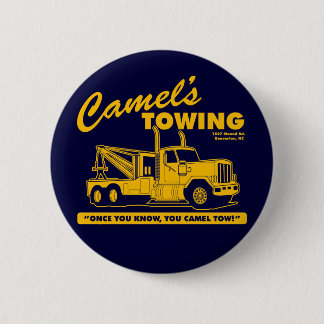 camel's towing company 2 inch round button
