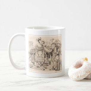 Camels Walking Dressed In Costume Coffee Mug