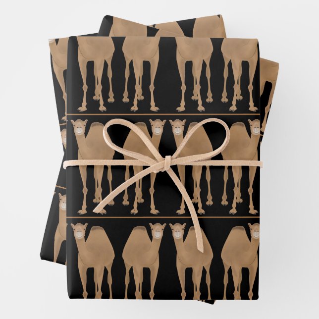 Camels Wrapping Paper Sheets (In situ)