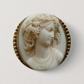 cameo3, by Rugiada 2 Inch Round Button