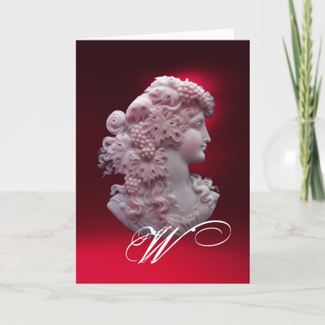 CAMEO ANTIQUE, DAME AVEC MONOGRAMME DE PÂTES (Devant)