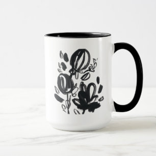Cameo Bloom - Black and White Mug