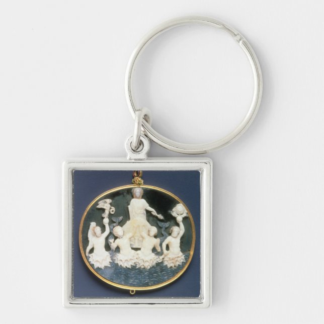 Cameo commemorating the Naval victory of Keychain (Front)
